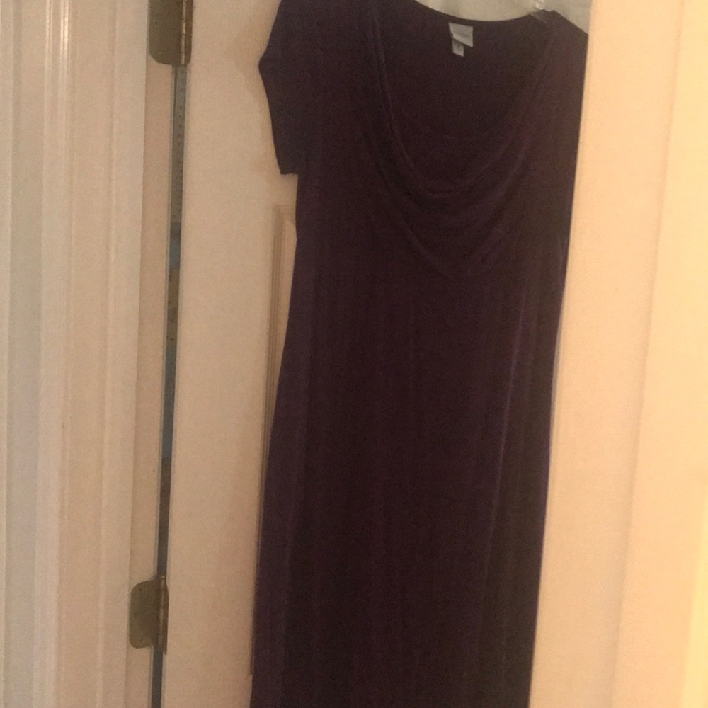 Purple casual dress